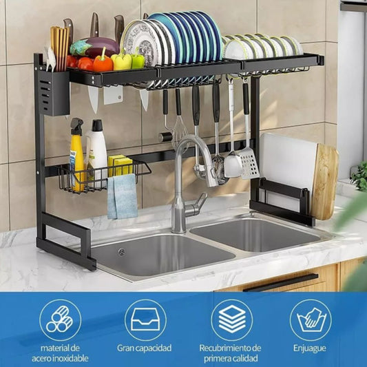 Estante Escurridor 2 Niveles 85 Cm Cocina